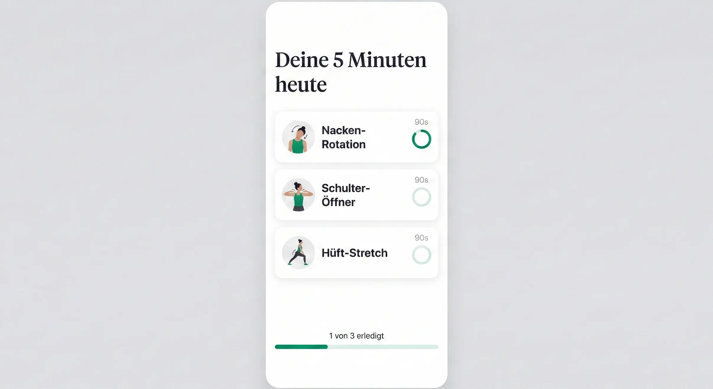 Tägliche Mikro-Routinen